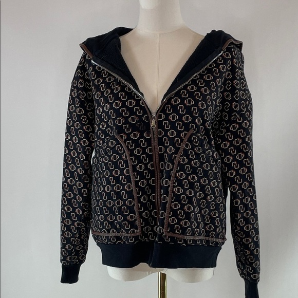 Maje Tops - Maje Trame Zip Sweatshirt, Maje Size 0